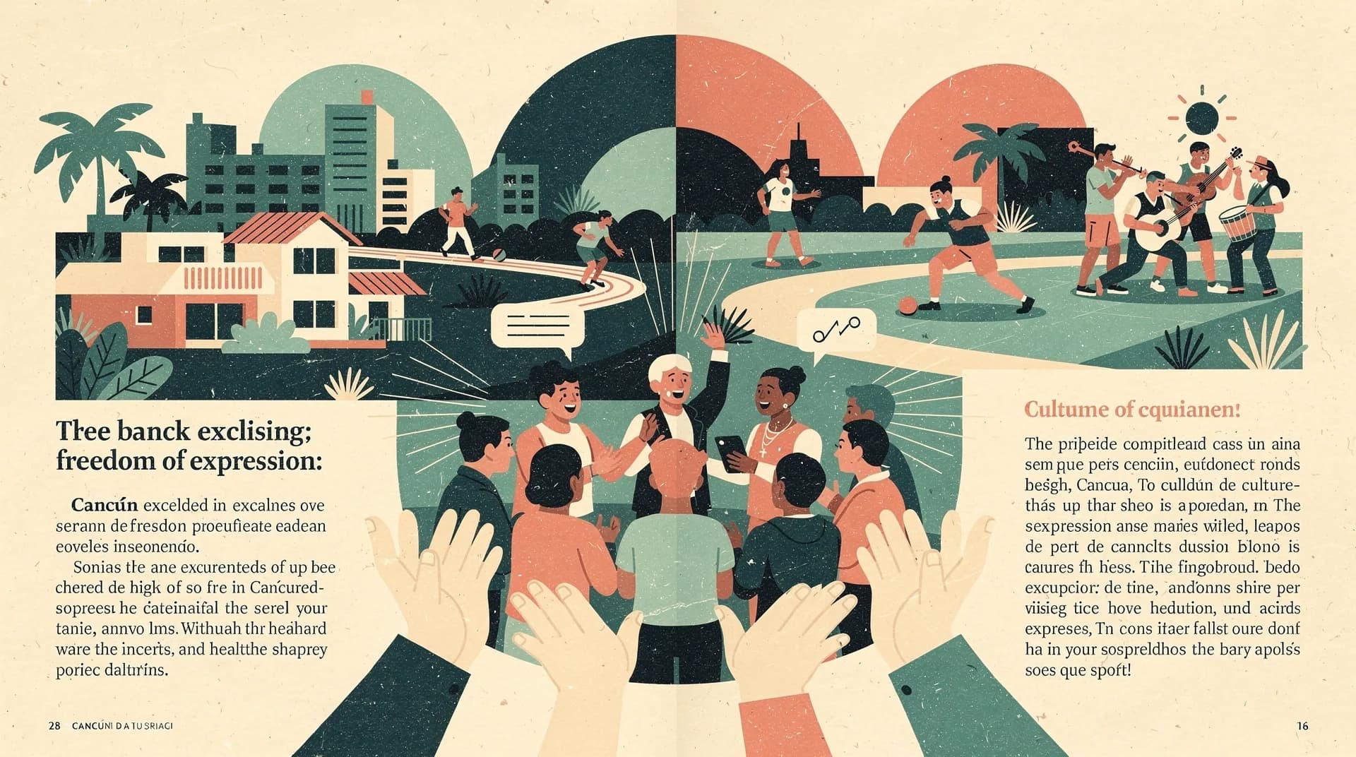 Cancún destaca en libertad de expresión, cultura, salud y deporte