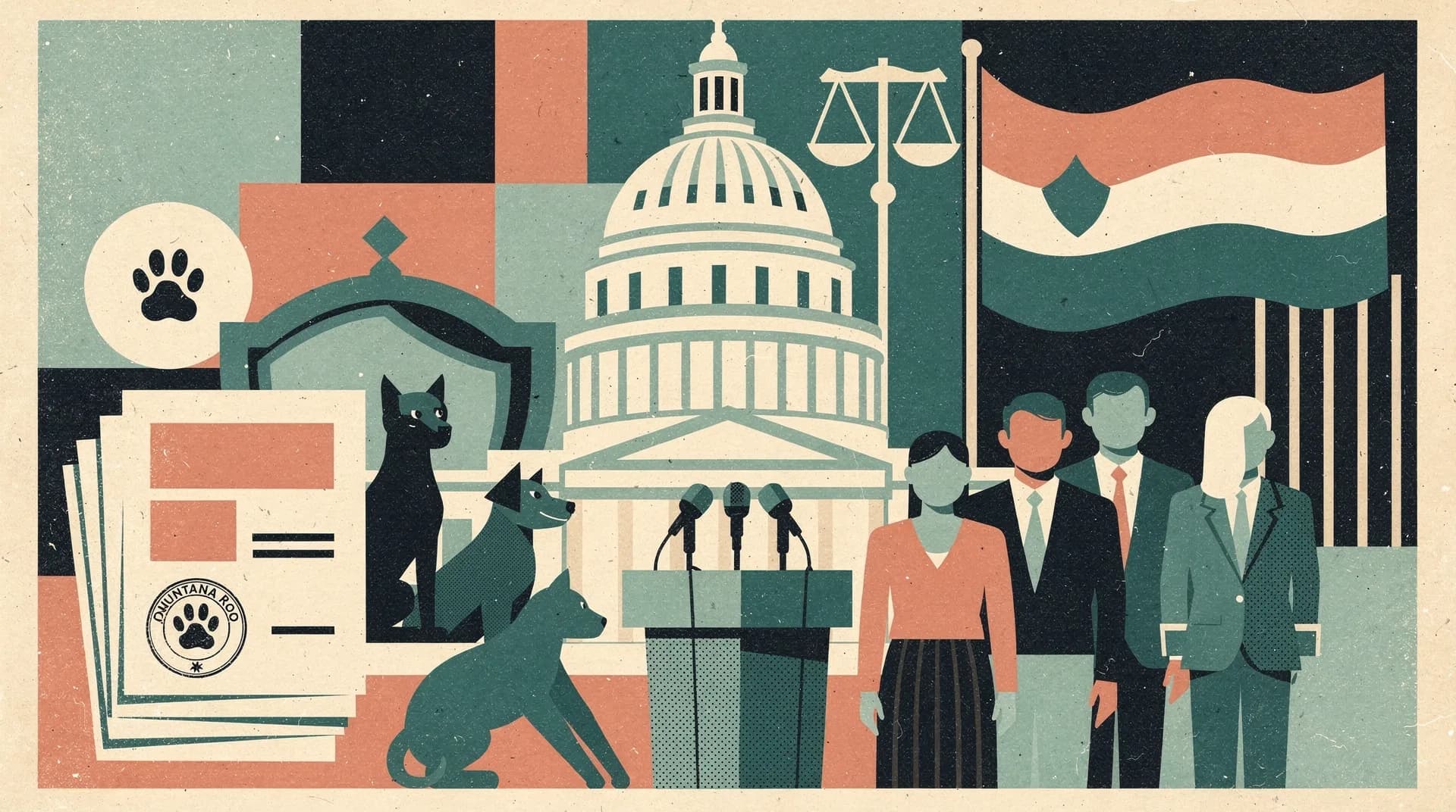 Quintana Roo endurece penas por maltrato animal: hasta 10 años de prisión en casos graves