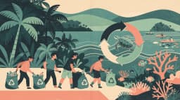 Jornada masiva de limpieza en Laguna Nichupté convoca a más de 300 personas