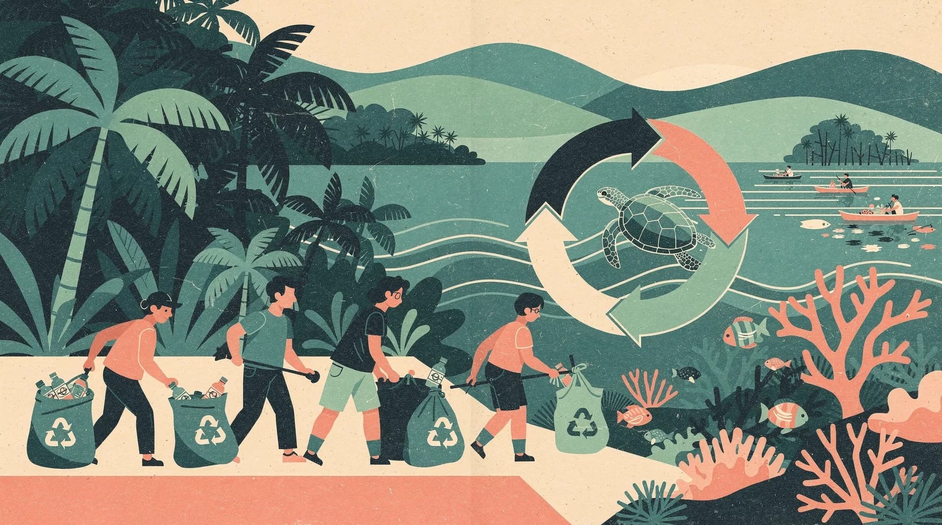 Jornada masiva de limpieza en Laguna Nichupté convoca a más de 300 personas