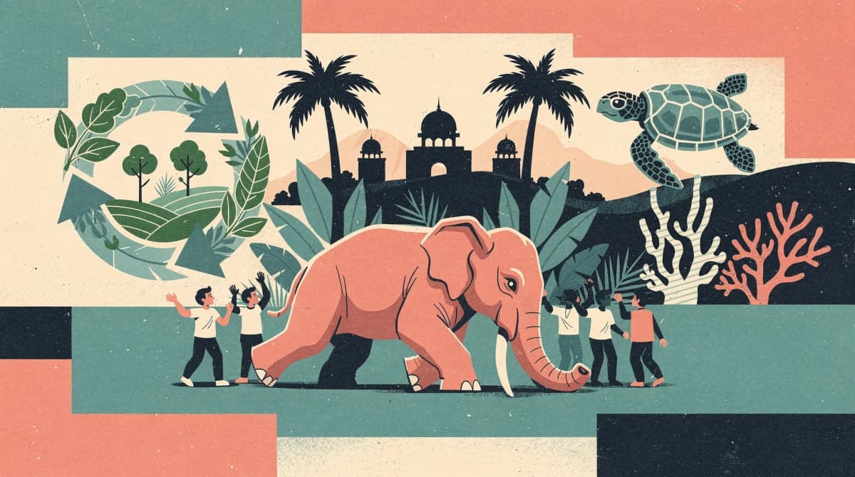 Muerte de elefante pintado de rosa en India genera polémica y denuncia de maltrato animal