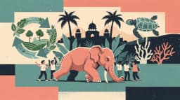 Muerte de elefante pintado de rosa en India genera polémica y denuncia de maltrato animal