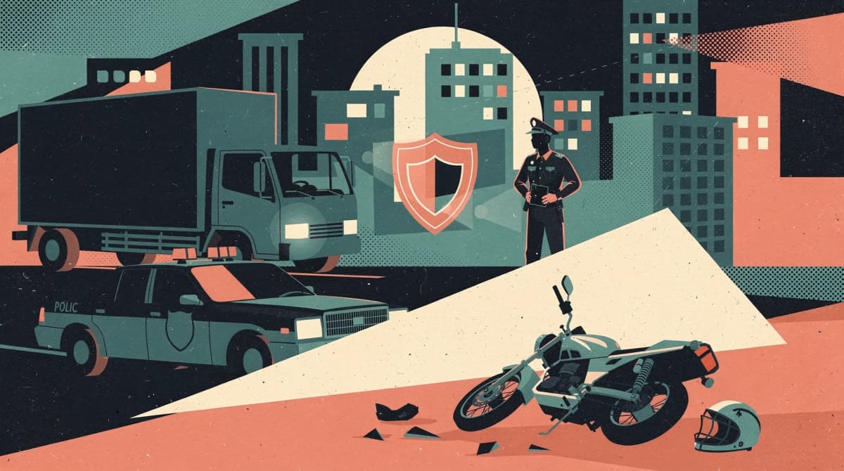 Motociclista fallece en la Avenida Cobá tras ser impactado por camión de Home Depot