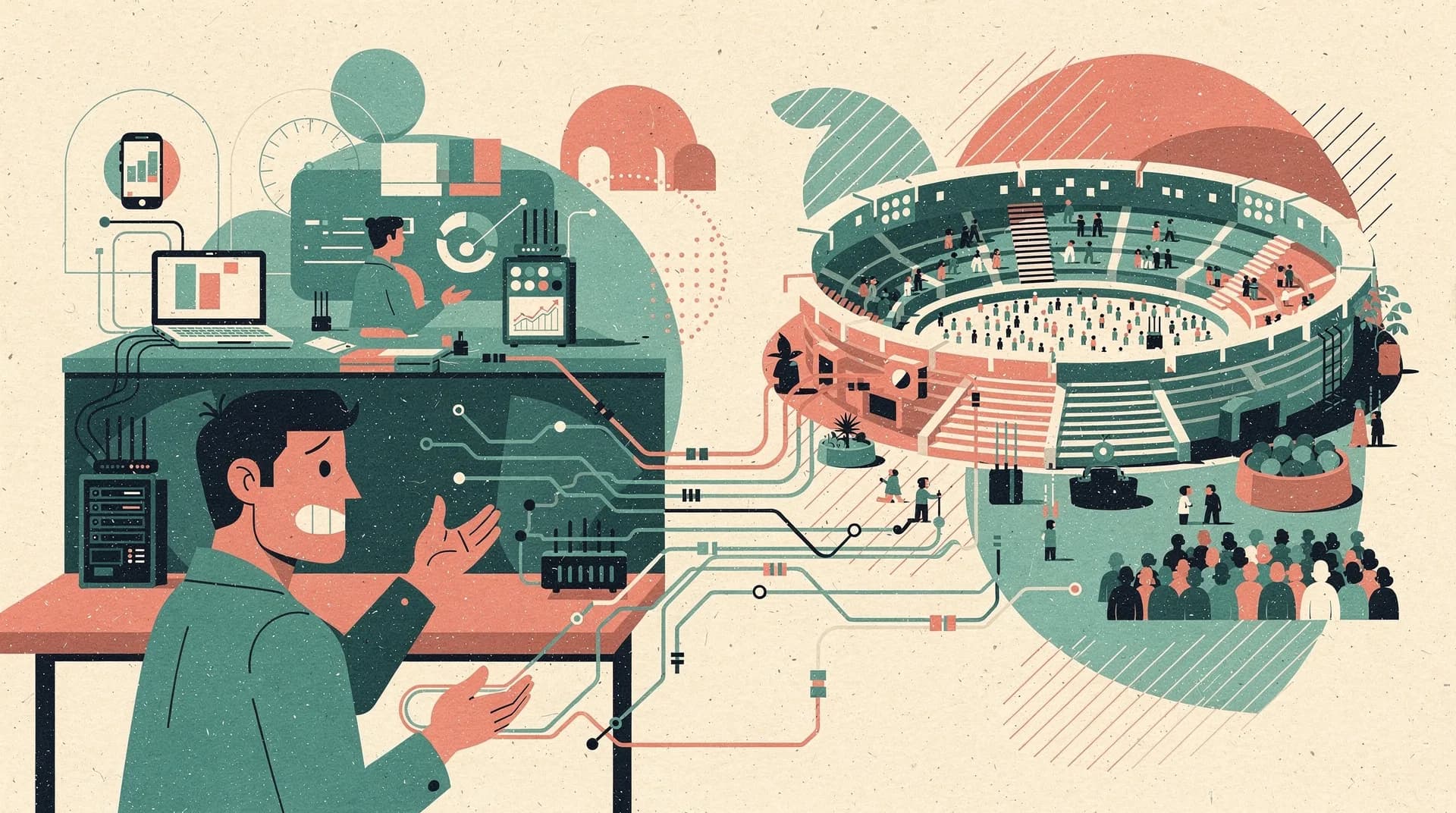 Estadios mexicanos enfrentan rezago digital ante eventos masivos